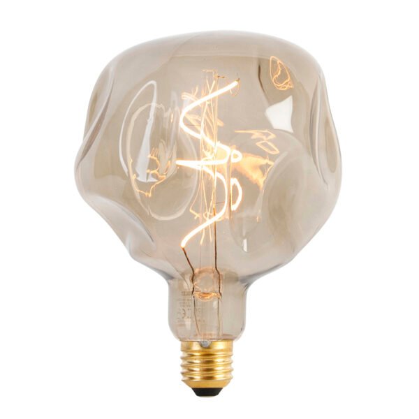 E27 stmievateľné LED svietidlo G125 bronz 4W 120 lm 1800K