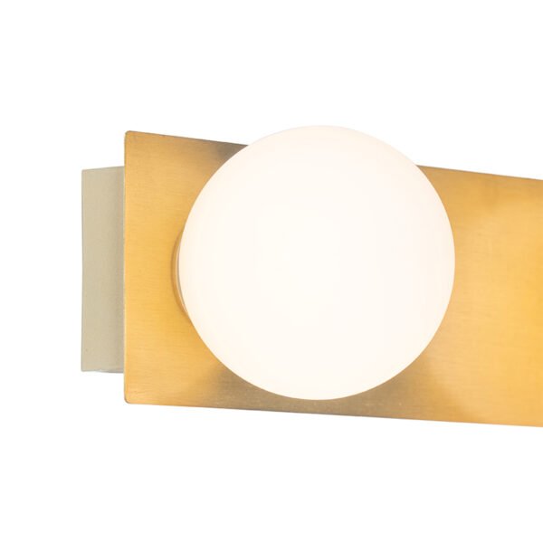 Moderné nástenné svietidlo zlaté 48 cm IP44 3-svetlo - Cederic - Image 2