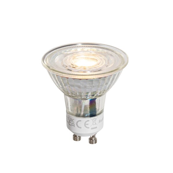 Set van 5 GU10 50mm dimbare LED lampen helder 4.9W 500 lm 2700K - Image 2