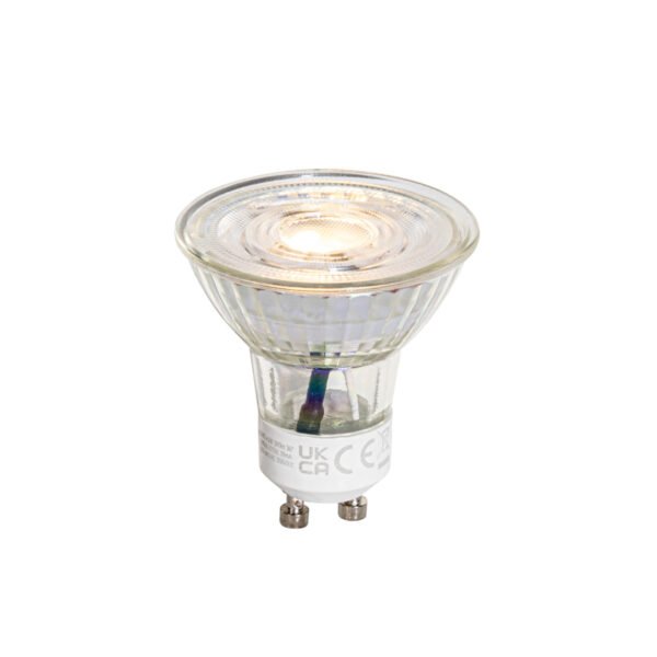 Set van 5 GU10 50mm 3-staps dimbaar in Kelvin LED lampen helder 4.5W 380 lm 2000-2700K - Image 2
